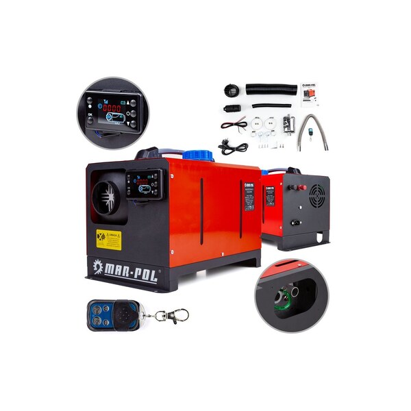 Naftové nezávislé topení 8kW, 230V/12V MAR-POL