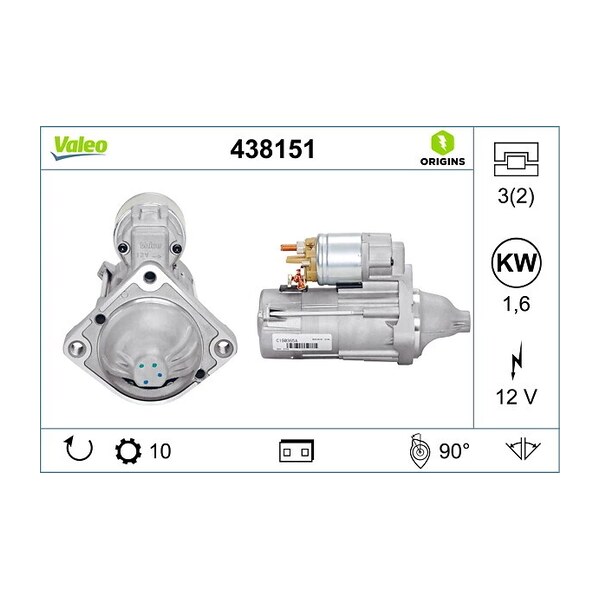 Štartér VALEO 438151