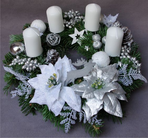 Inšpirácia na adventný veniec