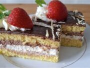 Nadýchané rezy ku káve: Luxusné spojenie mascarpone a parížskej šľahačky Luxusné piškótové rezy s mascarpone a parížskou šľahačkou: dezert ku káve ako z cukrárne