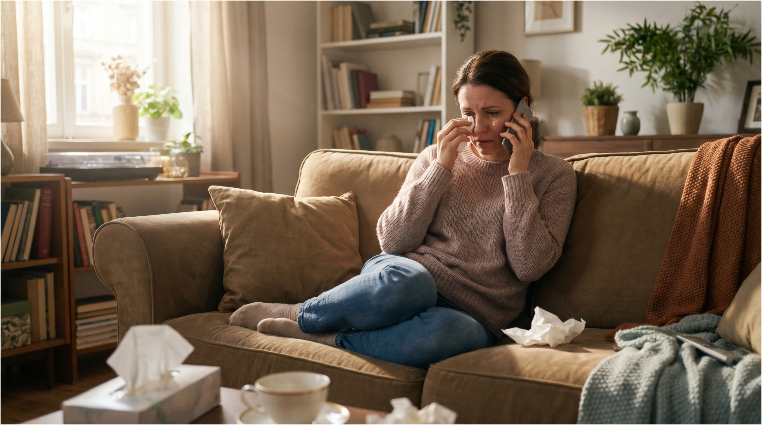 Lucie prochází těžkým obdobím rozvodu.
